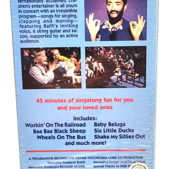 Raffi Singable Songs Young Children's Concert 1993 NEW or Used VHS MCA Video - Picture 2 of 3